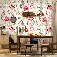 floral vintage wallpaper for livingroom