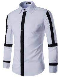 Robot Check Mens Long Sleeve Shirts Casual Business Dress Shirts Long Sleeve Shirt Men