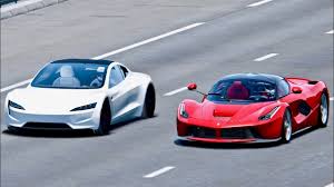 We at teslacars.in, are big fans. Watch Tesla Roadster Race Ferrari Laferrari Simulated Video