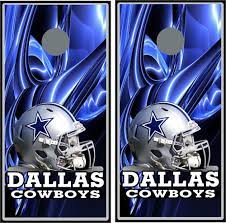 Dallas Cowboys Helmet 026 Custom Cornhole Board Game Decal Wraps Bean Bag Skins Unbranded Cornhole Boards Custom Cornhole Boards Dallas Cowboys