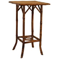 Wonderful decorative midcentury oval bamboo table with glass top. 19th Century French Tortoise Bamboo Side Table 1stdibs Com Bamboo Side Table Antique Bamboo Side Table