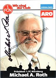 Original Autogramm Michael A. Roth 1 FCN /// Autogramm Autograph signiert  signed