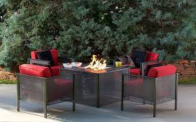 Hospitality Woodard Furniture Outdoor Furniture Fire Pit Patio Set Cool Fire Pits