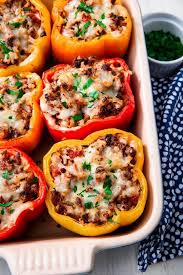 Classic Stuffed Peppers Are Always A Winner Recipe Stuffed Peppers Good Healthy Recipes Classic Stuffed Peppers Recipe