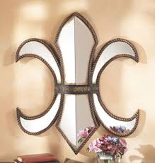 Large Fleur De Lis Wall Mirror Mirror Decor Mirror Wall Medieval Decor