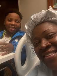 This is my mom she and I both shared the struggle of being