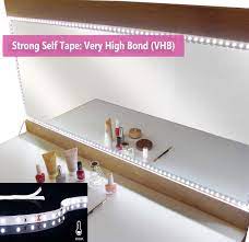 Led Vanity Mirror Lights Kit A Flexible White Led Light Strip For Cosmetic Bathroom Bathroommirrors Led Vanity Mirror With Lights White Led Lights