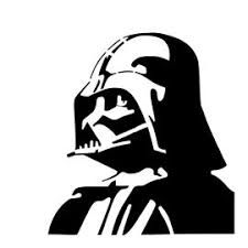 Darth Vader Stencil Star Wars Stencil Darth Vader Decals Darth Vader Silhouette