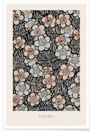 Design for natural cosmetics, health care and products, yoga center. Koson Lotus Flower Poster Juniqe