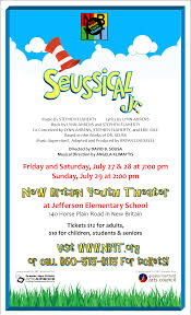 Or a sort of a kind of a hat wearing. Auditions Scheduled For Seussical Jr Nbyt