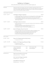 Civil engineers must study the feasibility of each project. College Engineering Resume Templates