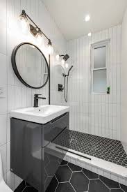 That's a clever space to fill when dealing with such a tiny bathroom. 28 Small Bathroom Ideas With A Shower Photos