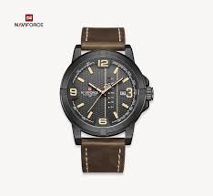 NaviForce Watch NF9177-Brown/Black – NaviForce Watch Nepal