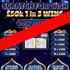 Scratch For £50k Cash 💸 66 Instant Golden Tickets 🚀 3321 Instants 💰  £2.5k Jackpot 🎯 1 in 3 Odds
