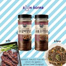Cj korean bbq kalbi marinade beef sauce. Shin Korea Beksul Sauce For Beef Kalbi Bulgogi Shopee Malaysia