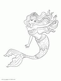 You can download and print the wonderful coloring pages with barbie and her friends on our site. Barbie Mermaid Coloring Pages Coloring Home