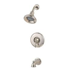 Popular single lever shower of good quality and at affordable prices you can buy on aliexpress. Price Pfister Portola 1 Handle Tub And Shower Faucet Trim Kit In Brush Faucetlist Com