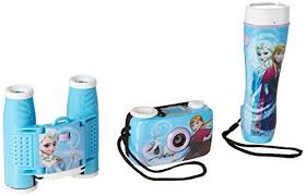 Frozen 3 Piece Adventure Kit With Camera Flashlight And Kids Camera Flashlight Binoculars
