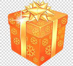 Gift Card Ribbon Present Orange Png Cartoon Box Christmas Christmas Gift Decorative Box Gifts Orange Christmas Presents