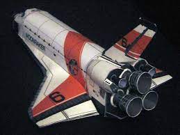 James Bond Papercraft Moonraker 6 Space Shuttle Paper Models Space Crafts Paper Crafts