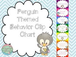 Penguin Themed Behavior Chart