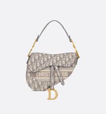 Created in 1999 by john galliano, then at the hear of dior's artistic direction, it was a huge hit and best seller of the early 2000s. Saddle Bag Gray Dior Oblique Embroidery Bags Woman Dior