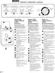 Kenmore Elite 11024952300 User Manual Automatic Washer Manuals And Guides L0407298
