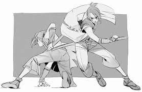How to draw a fight for your action scenes. Anime Sword Fight Manga