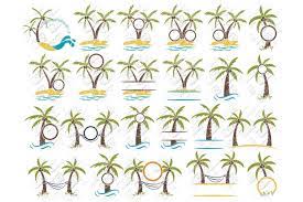 Download Palm Tree Svg Monogram Bundle In Svg Dxf Png Jpeg Eps 104712 Cut Files Design Bundles