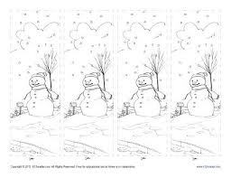 This post for printable bookmarks contains affiliate links. Free Printable Bookmark For Kids Color The Winter Season