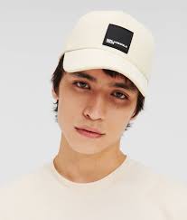 Men's KLJ Logo Patch Cap by KARL LAGERFELD