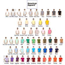 American Apparel Shirt Colors Lddm Lo Down Digital Media