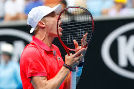He strings his racquet with the yonex poly tour pro in the mains and wilson natural gut. Shapovalov Crashes Out The Australian Jewish News