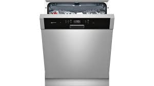 I was cleaning the back of the machine and i unplugged from the back then have puss it back without plugging it back on and now i don't know how to pull it open again ! Neff S215m60s0a Built Under Dishwasher