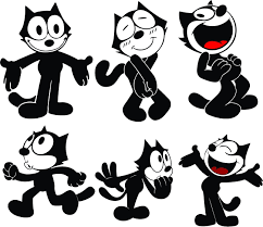 Felix cartoons began airing on american tv in 1953. Felix The Cat Svg Jpeg By Svgcollage On Etsy Vintage Cartoon Felix The Cats Old Cartoon Characters