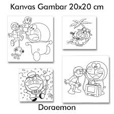 Free download software full version,tips blogging,tips facebook,artikel populer. Jual Kanvas Lukis Gambar Anak Mewarnai Doraemon Size 20x20 Cm Kota Bandung Kanvasmurah Tokopedia