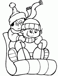 There are all sorts of activities to do in the snow like sledding, ice skating, building a snowman. Printable Winter Coloring Pages Coloring Home