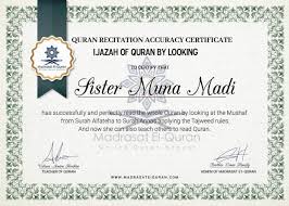  Alhamduallah One Of Our Students Has Already Got Ijazah In Quran By Looking At The Mushaf The Ijazah Is How To Memorize Things Quran Recitation Online Quran