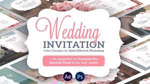 Wedding Invitation Templates After Effects Free Download 2 Templates Example Te Wedding Invitation Video Wedding Invitations Wedding Invitation Templates