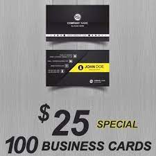 Choose from select business card styles and have cards in hours. 100 Business Cards Printing 25 Best Cheap Price Near Me Atlanta