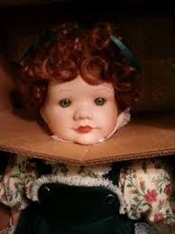 World Gallery Dolls & Collectibles Porcelain Doll "Amber" By Holly Hunt;  COA