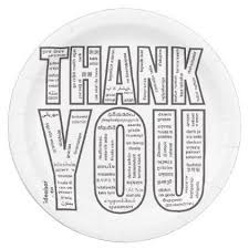 Make a paper plate turkey with a pouch where you can put all your thank you notes for your family members or classmates on thanksgiving. Ideabar Thank You Plate 104 Languages In One Paper Plates Party Party Paper Custom Paper Plates