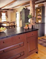 A Rustic Country Kitchen In The Early American Style Country Kitchen Rustic Kitchen Design Rustic Country Kitchens