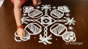 Most excellent kolam designs have a dot and every … Easy Pongal Pot Rangoli Designs Easy Bhogi Kundalu Designs Sankranthi Rangoli Pongal Kolam Youtube