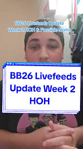 BB26 Livefeeds Update! Week 2 HOH and possible noms! #bb26 #bigbrother...