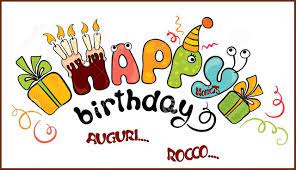 Buon Compleanno Rocco