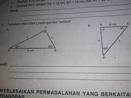 Nilai standarnya adalah 32, namun bisa diisi sendiri dengan nilai dari 0 hingga 255. Tentukan Nilai X Dan Y Pada Gambar Berikut Tolong Di Jawab Secepatnya Brainly Co Id