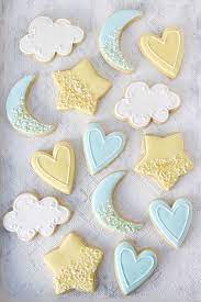 Star And Moon Decorated Cookies Baby Shower Cookies Baby Shower Cakes Twinkle Twinkle Baby Shower