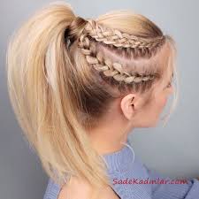 2020 Orgu Sac Modelleri Braided Hairstyles Updo Kisa Sac Orme At Kuyrugu