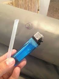 Repair A Hole In An Air Mattress Using A Glue Stick And A Lighter Melt The Glue Stick With The Lighter And Rub Useful Life Hacks Diy Life Hacks Life Hacks